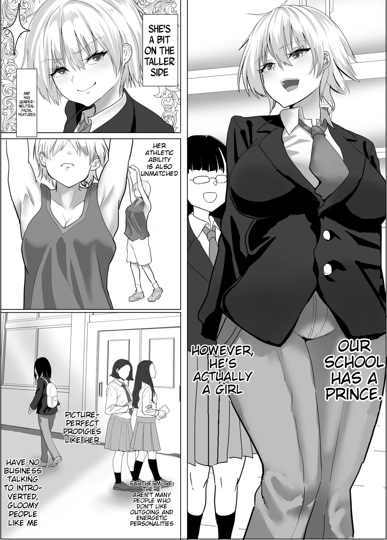Hentai Manga Comic-The Narcissistic Female Prince Couldn't Hold It In-Read-2